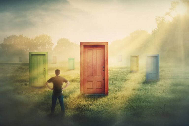 Enbridge vs. Telus: Which Is the Better Dividend Stock to Own Through 2030? Canadian investor contemplating U.S. stocks with multiple doors to choose from.