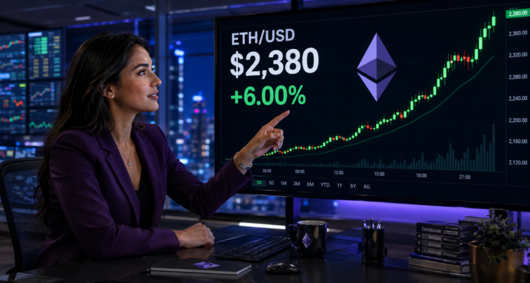 Ethereum price prediction: golden cross forms as ETF, staking inflows jump Analyst watches Ethereum rise 6% to $2,380 on an ETH/USD market chart