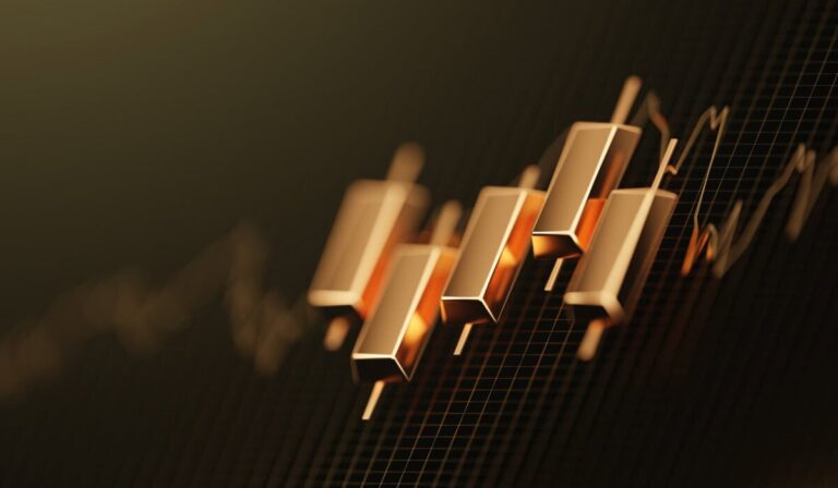 gold prices rise and fall